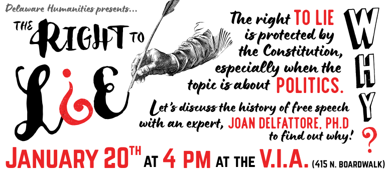 Banner for the program "The Right to Lie"